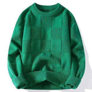 Pull à col rond pour homme, tricot léger, décontracté, pour le bureau, les voyages, les week-ends et un style de vie moderne - Product Image 3