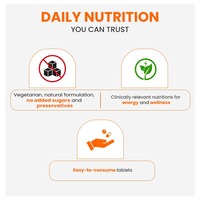 Tablet Ekstrak Daun Moringa Patanjali Suplemen Ekstrak Tumbuhan untuk Nutrisi Harian Dewasa