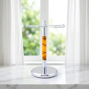 Brocha de Afeitar y Soporte para Maquinilla de Afeitar Madhav Metal Pure Badger Económicas Disponibles a Precio de Fábrica - Product Image 1