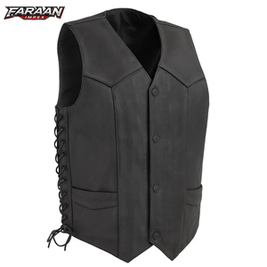 Veste en cuir pour motards, nouvelle conception, coupe-vent, avec option grande taille, veste de moto de bonne qualité, vente chaude - Product Image 1