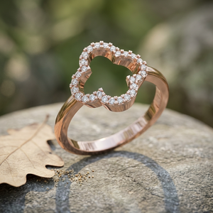 Anillo de Compromiso de Lujo Personalizable RIZTA JEWELS en Oro Rosa de 14K con Diamante Cultivado en Laboratorio para Mujer |   Color DE Claridad VVS |   Corte Brillante - Product Image 4
