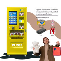 Distributeur automatique compact de jouets tendance et de boîtes mystères pour le marketing de marque, compatible Visa, avec options de livraison par spirale ou par poussoir
