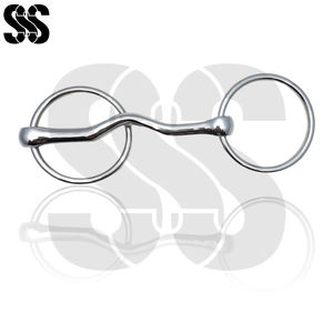 Mors de dressage premium à anneau lâche en acier inoxydable avec support latéral, couleurs et tailles personnalisables, confortables pour l'équitation - Product Image 5