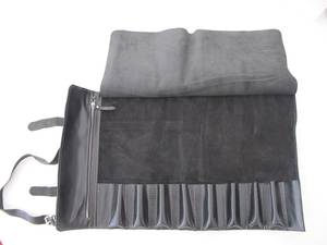 Bolsa de Almacenamiento para Cuchillos Portátil Clásica de Cuero Genuino Personalizada, Hecha a Mano, con Correa de Hombro Ajustable, Estuche para Cuchillos de Chef LKR-0400 - Product Image 2