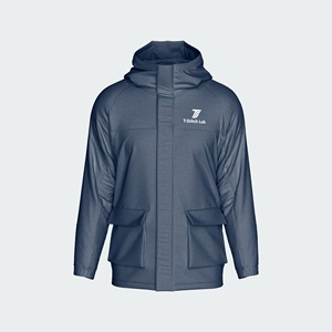 Veste Safari à Capuche pour Homme Vert Olive Imperméable Respirante Coupe-Vent avec Fermeture Éclair et Logo – Idéale pour l'Automne - Product Image 6