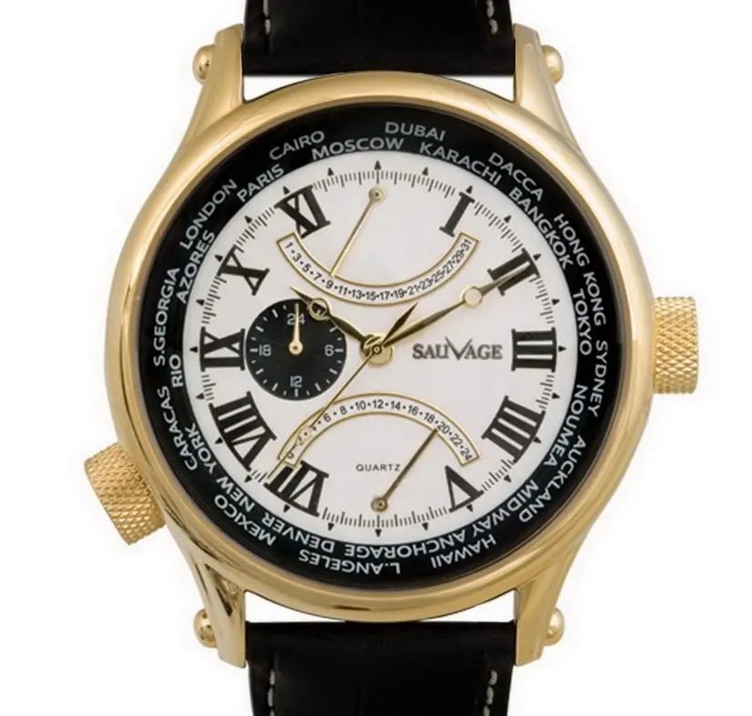 sk time dual time zone Watch