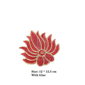 Custom Handmade High Quality Embroidery Patches PVC Fabric <b>Sew</b>-On Logo <b>Badge</b> Decorative Design OEM/ODM Custom Color Size Jackets - Product Image 4