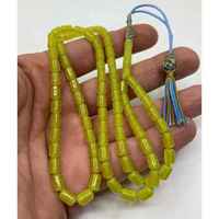 Tasbih Resin Pola Solid Berhias Manik-manik Islami Buatan India RR ENTERPRISES Hadiah Doa Rosario