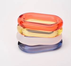 <b>Oversized</b> Resin Craft Colorful Transparent Chain Link <b>Wall</b> Accent Decorative Hanging Modern Handmade Luxury Birthday Wedding - Product Image 5