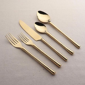 Juego de Cubiertos de Metal de Diseño Personalizado al por Mayor, Cubertería de Lujo de la Más Alta Calidad para Hoteles y Restaurantes - Product Image 1