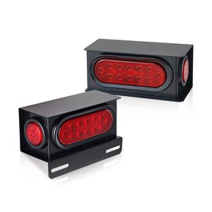 Kit luci di coda per rimorchio a LED 10-30V Stop luci di svolta per camion barca illuminazione impermeabile per camion barca - Product Image 1