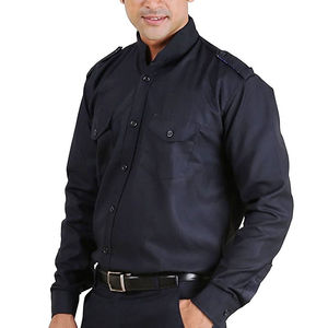 Uniformes de Guardia de Seguridad Privada, Ropa de Trabajo de Verano de Lona Blanca con Camisa de Manga Corta para Guardias de Seguridad - Product Image 3