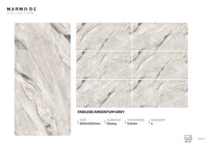 กระเบื้องพอร์ซเลนเคลือบเงาหรูหรา ขนาด 600x1200 มม. กระเบื้องปูพื้นและผนังขนาดใหญ่ สำหรับโครงการตกแต่งภายในสมัยใหม่ - Product Image 5