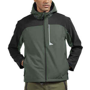 Chaquetas de Invierno para Hombre, Nuevas, de la Marca RAPID SPORTS, de Lana, Impermeables, con Forro Polar, Cierre de Cremallera, Color Gris - Product Image 1