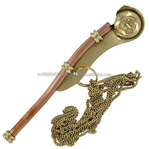 Llavero Multifuncional con Ancla y Silbato, Estilo Náutico Vintage, Anillo de Latón, Personalizable con Logotipo, Regalo Promocional - Product Image 1