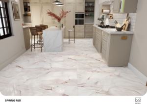 Azulejos de porcelana de diseño de lujo con alto brillo, tamaño 600X1200, formato grande para uso interior residencial. - Product Image 4