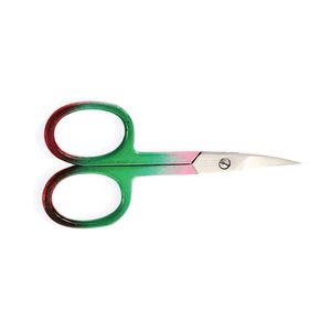 Ciseaux professionnels incurvés en acier inoxydable pour soins des ongles et des cuticules, avec lame tranchante, design simple, trou carré, logo personnalisé - Product Image 2