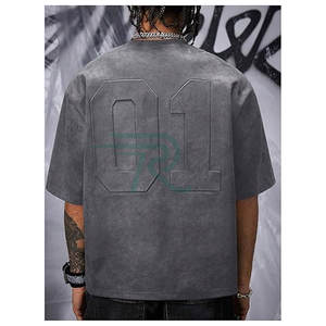 Camisetas Deportivas de Punto Casual para Hombre y Mujer, 75% Algodón, 25% Poliéster, 180 Gramos, Manga Corta, Corte Ajustado, Transpirables, Anti-Pilling - Product Image 4