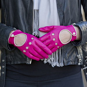 Gants de conduite en cuir avec logo personnalisé, gants de course classiques de luxe sans doigts, OEM ODM au prix d'usine - Product Image 2