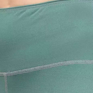 Ensemble de yoga pour femmes, 2 pièces, coupe longue, uni, respirant, écologique, léger, pour l'entraînement physique - Product Image 6