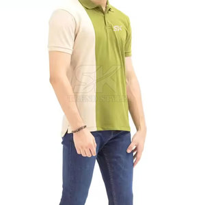 Camiseta Polo de Color Liso para Hombre, Uso Casual y de Moda para Exteriores, Camiseta Polo de Color Liso para Hombre con Diferentes Diseños para Uso en Verano - Product Image 4