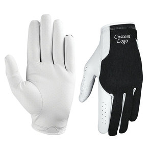 Gants de golf pour hommes 2026 en cuir personnalisés avec logo, antidérapants, souples et respirants, prix de gros - Product Image 1