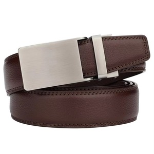 Ceintures en cuir de vachette pour hommes, légères et décontractées, nouvelle arrivée, boucle en acier, couleur unie, longueur réglable, vente chaude - Product Image 5
