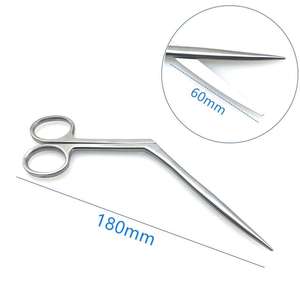 Ciseaux nasaux en acier inoxydable, instrument chirurgical pour rhinoplastie, par Dentavex - Product Image 6