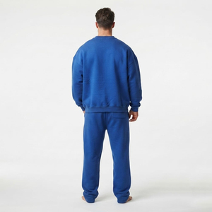 Conjunto de Sudadera y Pantalones Deportivos para Hombre, 400 GSM, Traje Deportivo de Dos Piezas, Personalizado, Algodón y Felpa, Venta al Por Mayor - Product Image 4