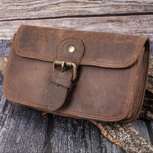 New Custom High Quality Large Capacity Hand Bag Genuine Leather Men's Wallet and Waist Bag <b>LWB</b>-0004 - Product Image 1
