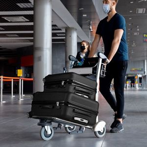TSA lucchetto 3 pezzi ABS + PC Set valigia Hardside 4 ruote Spinner leggero 20 \ "24 \" 28 \ "Trolley da viaggio per affari - Product Image 3