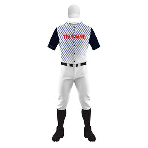 Uniforme de Béisbol para Hombre de Manga Corta Diseñado para Velocidad y Agilidad con Fibras Flexibles Tejido Transpirable Diseño Atlético - Product Image 2