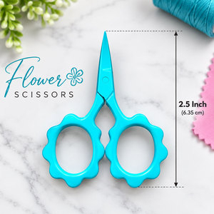 Mini ciseaux à fleurs, coupe-fil de précision, ciseaux de couture colorés, ciseaux pour travaux manuels, logo personnalisé - Product Image 3