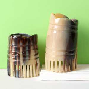 Rodillo de Masaje de Cuerno de Búfalo Natural Hecho a Mano, Ayuda a Suavizar la Piel y a la Circulación Sanguínea, Peine de Cuerno para Masaje, Herramientas de Masaje, Herramientas Corporales - Product Image 2