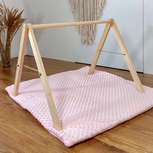 Wooden Baby Gym Activity Frame for Babies with Hanging <b>Toys</b> - Product Image 1