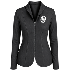 Chaqueta Ecuestre Negra para Mujer, Corte Entallado, Blazer para Montar a Caballo, Chaqueta Profesional para Competencia Ecuestre, Venta al Por Mayor Personalizada - Product Image 1