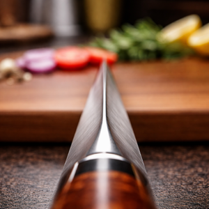 Cuchillo de Chef Vintage de Acero al Carbono de Alta Calidad con Mango de Madera para Mano Derecha, Profesional para Cocina, Venta al por Mayor de Fábrica - Product Image 5