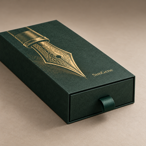 Boîte à tiroir personnalisée pour stylo-plume en laiton - Product Image 6