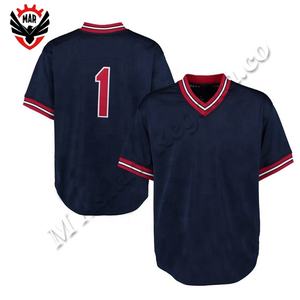 Diseñe su propio uniforme de béisbol con logotipo con número de nombre | Venta al por mayor Personalizar ropa deportiva de poliéster 100% de secado rápido antibacteriano - Product Image 1
