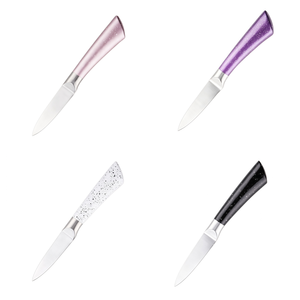 Factory Wholesale Stainless Steel Paring <b>Knife</b> Non Slip Speckled Handle <b>Sharp</b> Blade Fruit Peeling <b>Kitchen</b> Paring <b>Knife</b> OEM - Product Image 2