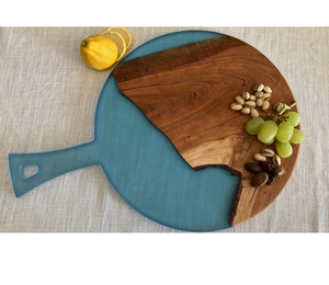 Planche à découper en résine époxy et bois, multi-usages et colorée, blocs de découpe en résine époxy, prix le plus bas - Product Image 6