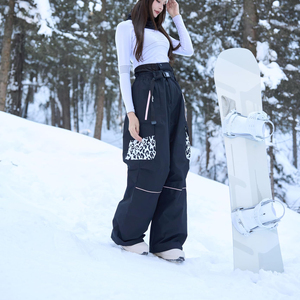Pantalones de Esquí Profesionales para Mujer, Impermeables y Resistentes al Viento, con Forro de Poliéster, Equipo Duradero para Deportes en Climas Fríos - Product Image 5