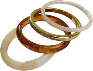 Pulseras ajustables de resina, joyería colorida hecha a mano para mujeres, accesorios modernos y a la moda, regalo perfecto para amigas y - Product Image 2