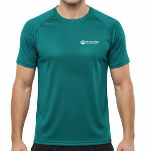 Camiseta de Poliéster de Corte Ajustado con Cuello Redondo para Comodidad y Estilo Diarios, MOQ Bajo 2026 - Product Image 1