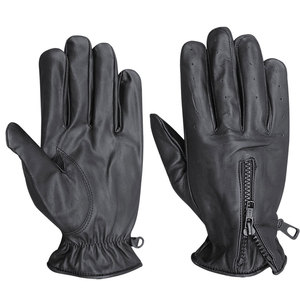 Leather Gloves 100% Genuine Leather Black Winter Gloves - Product Image 1