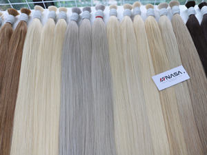 Extensiones de cabello virgen de alta calidad Color claro Onda recta sedosa Envío rápido Vietnam Gran venta al por mayor a granel Toda la onda natural - Product Image 6