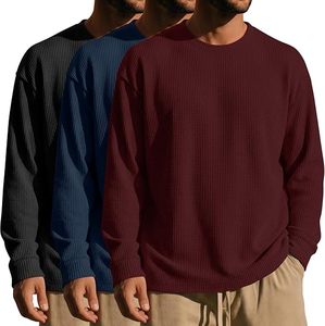 Nouvelle Collection de Vêtements de Sport : T-shirts Thermiques à Texture Gaufrée, Manches Longues, Séchage Rapide, Personnalisables, pour Entraînement et Gym - Product Image 6
