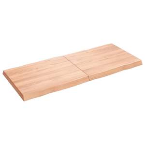 Tablero de Mesa de Madera de Roble Macizo Marrón Claro de 55.1 x 23.6 Pulgadas para Mesas de Comedor - Product Image 2