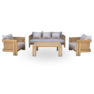 Mesa de Comedor Rústica de Teca para Exteriores, Impermeable, de Madera, Rectangular, para Patio, Jardín, Villa, Hotel, Balcón - Product Image 2