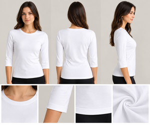 Etiquetas para Cuello de Camisetas con 6 Especificaciones de Muestra Exactas, Tejidos de Algodón de 210 GSM, Ecológicos y Transpirables - Product Image 2